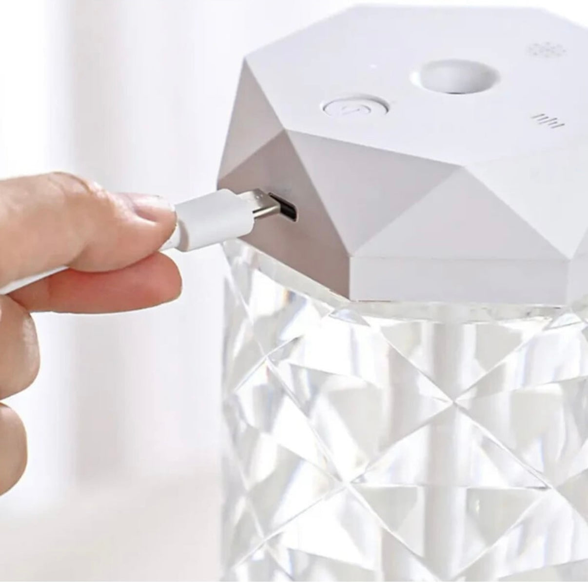 Umidificator de aer inteligent cu lumini