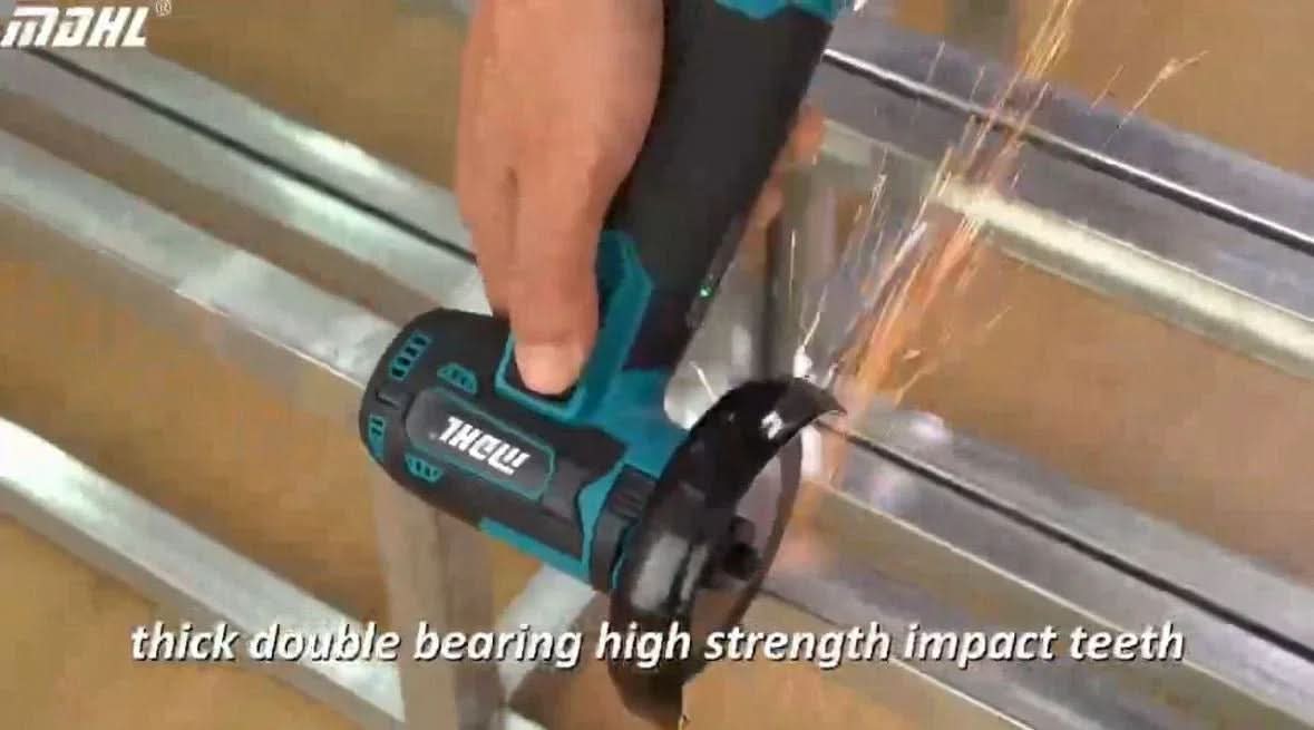 Polizor unghiular portabil electric tăind profile metalice, ustensilă de bricolaj de la mattale.ro