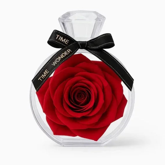 Trandafir ROSU din Săpun în Cutie „Diamant”.