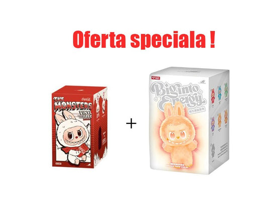 2025  Jucarie din plus Labubu Blindbox, Big Into Energy, 15 cm+ CADOU