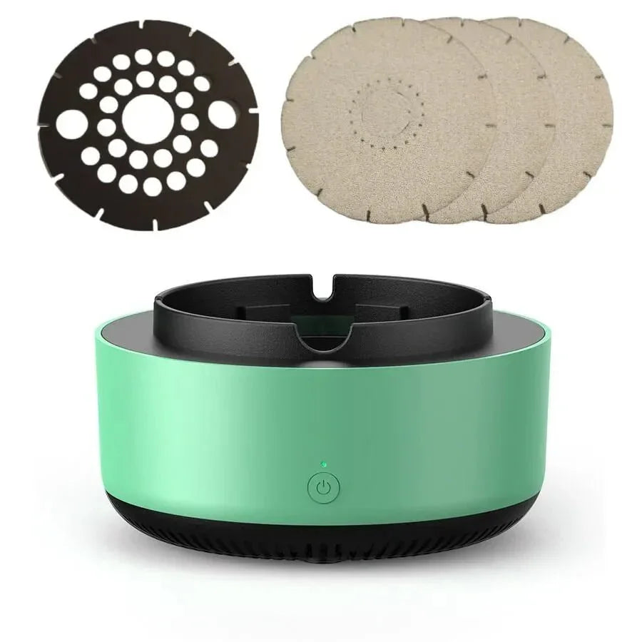 Scrumieră Electrică Multifuncțională cu Ventilator și Filtru Antifum - mattale.ro